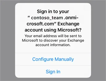 Vraag om in te loggen bij Microsoft met de knop Log in